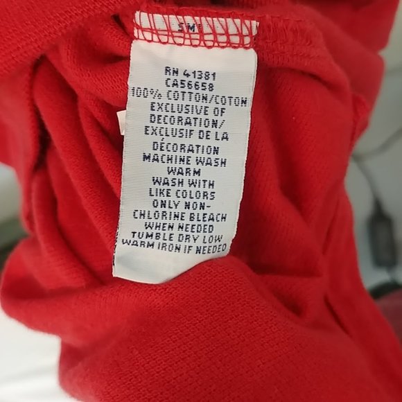 Ralph Lauren Mens Red Polo T-Shirt - Picture 6 of 8